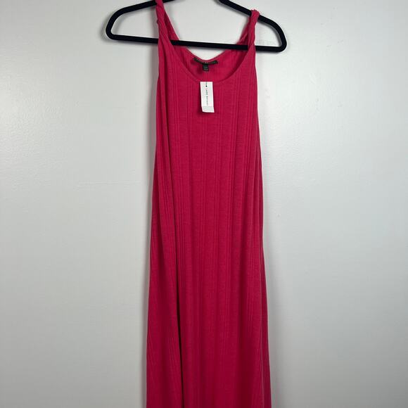 Lane Bryant Ribbed Twisted Strap Pink Sleeveless Midi Dress - Size 18-20 - NWT - Picture 8 of 9